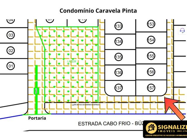 #3706 - Terreno em condomínio para Venda em Búzios - RJ - 2